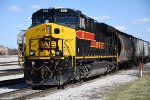 Paused grain train